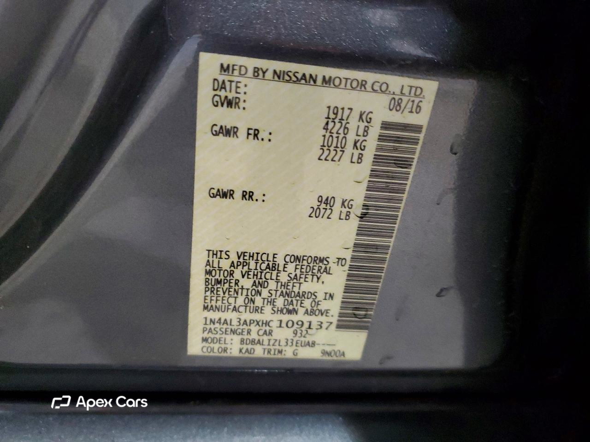 Nissan Altima 2017