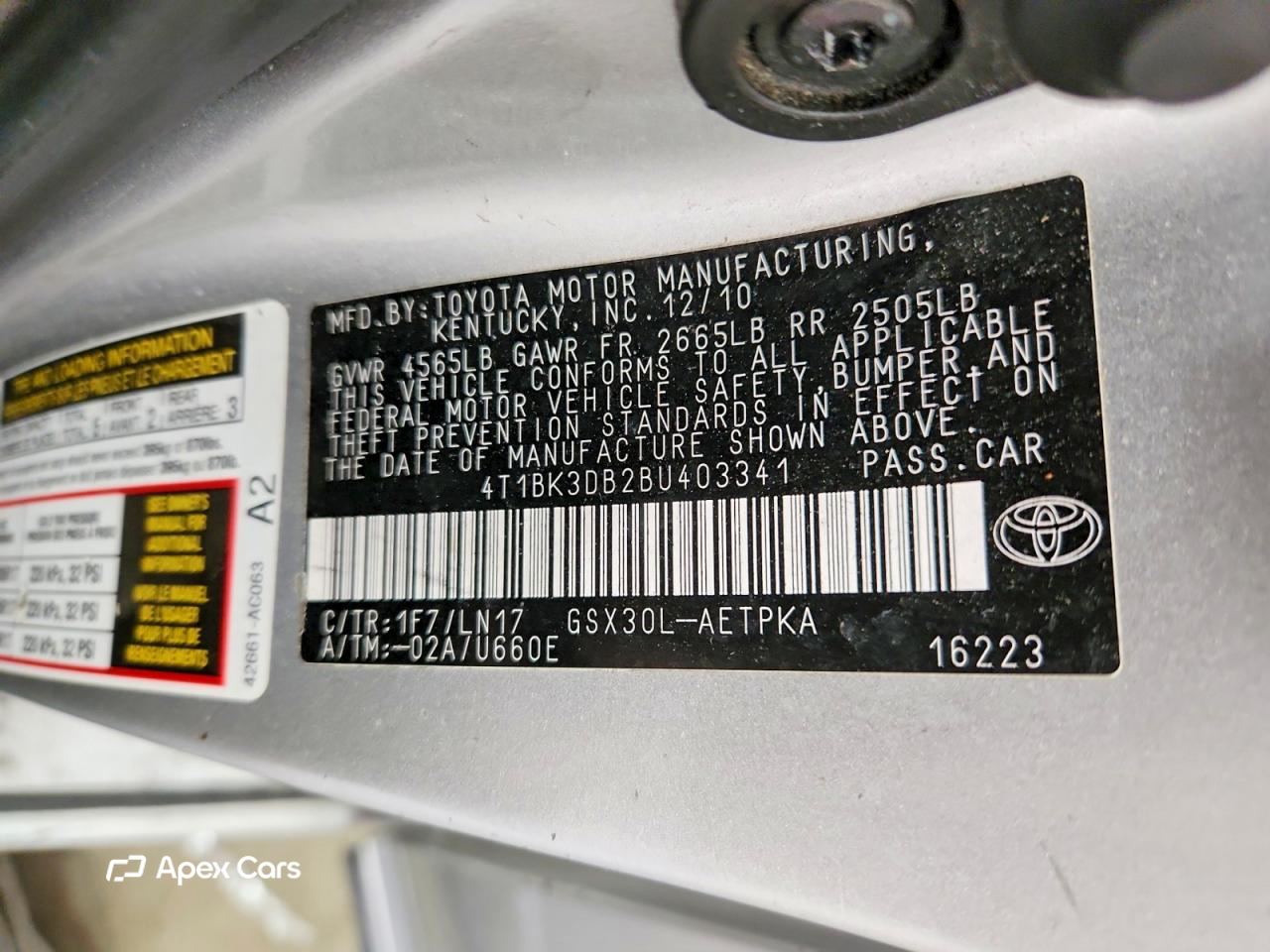 Toyota Avalon 2011