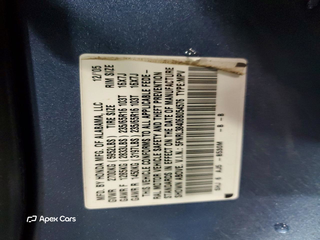 Honda Odyssey 2006