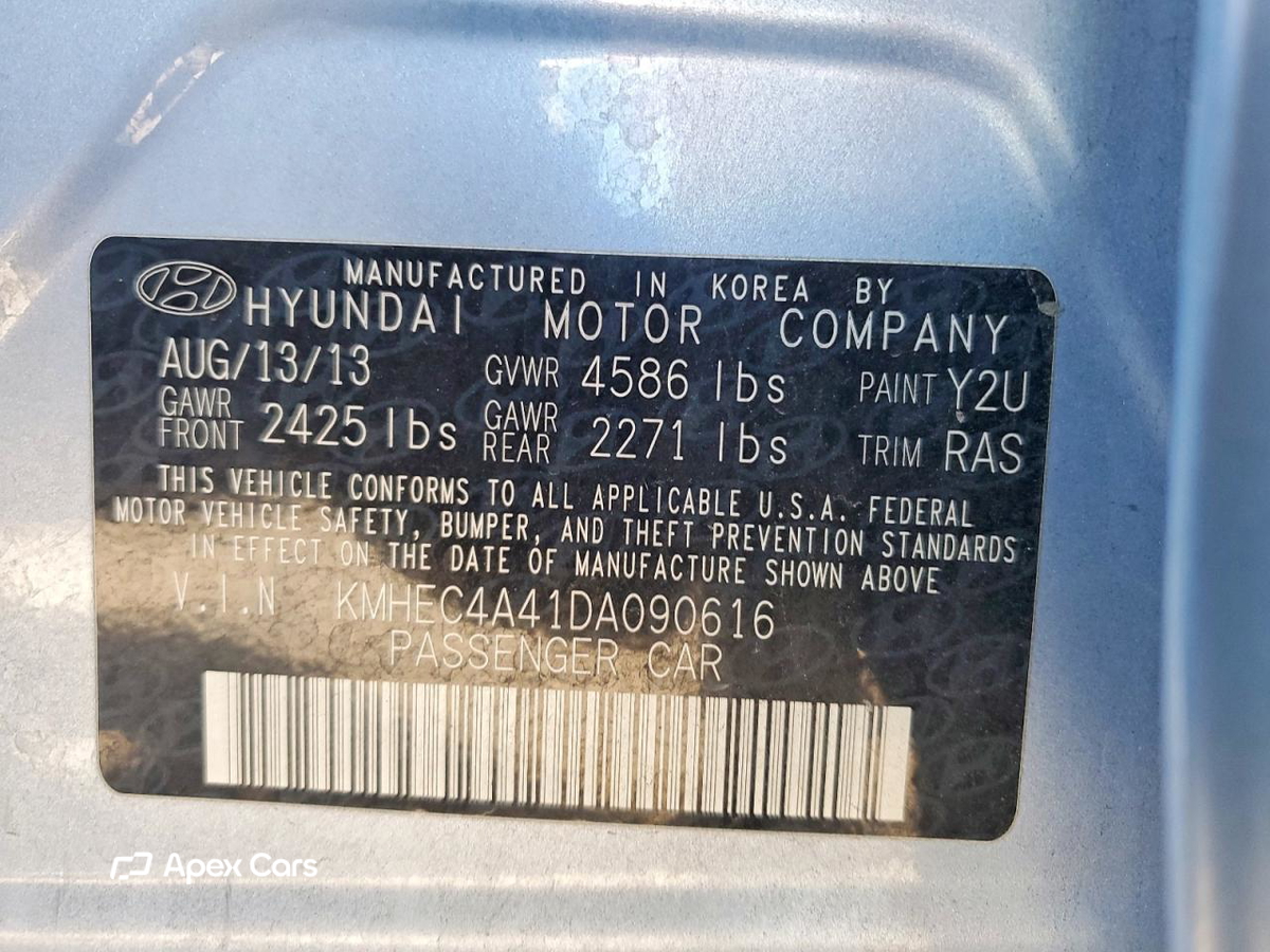 Hyundai Sonata 2013