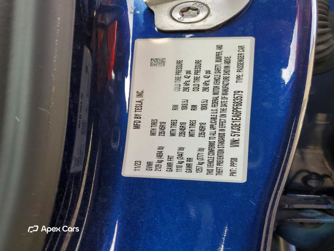 Tesla Model 3 2023