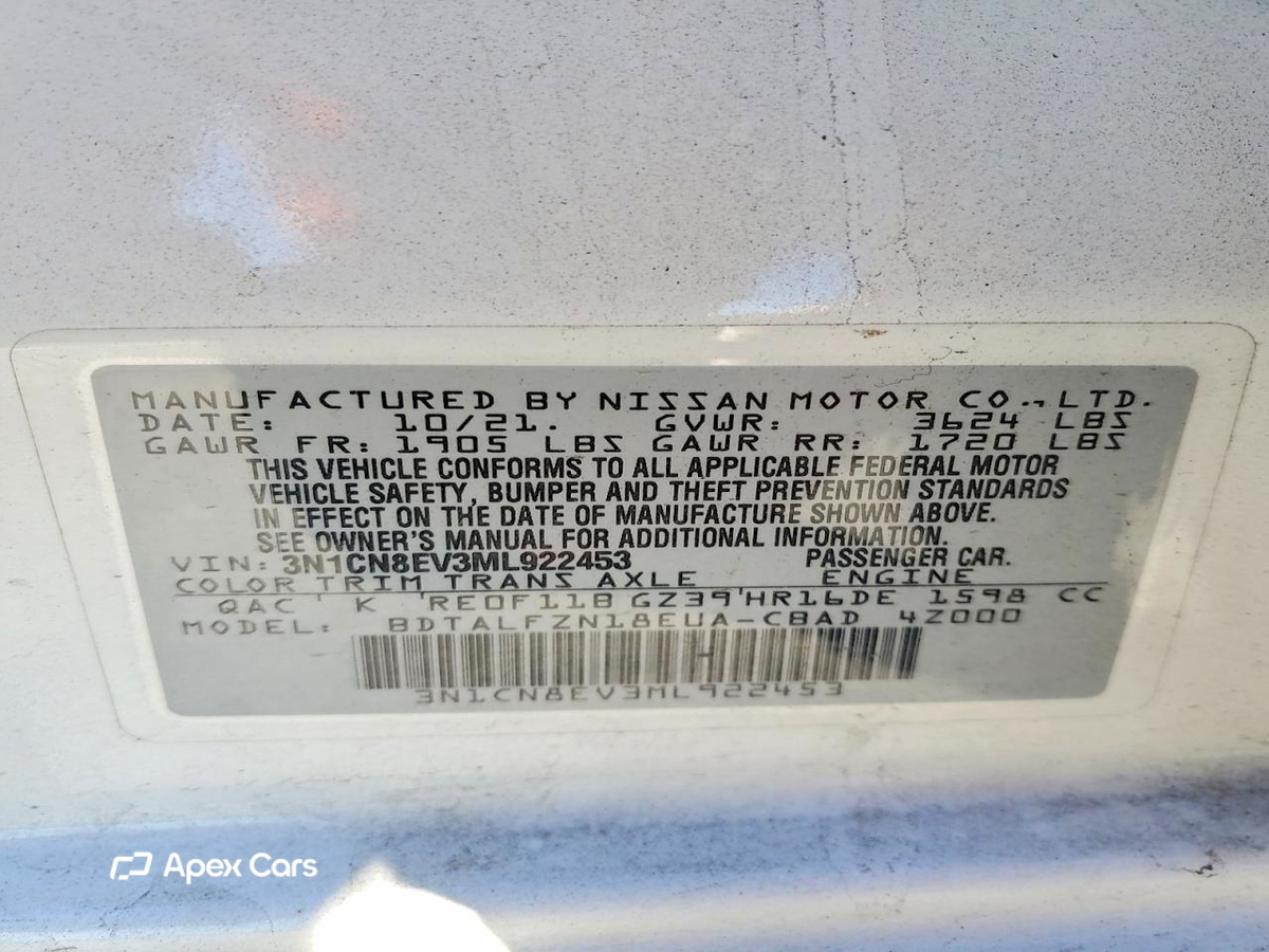 Nissan Versa 2021