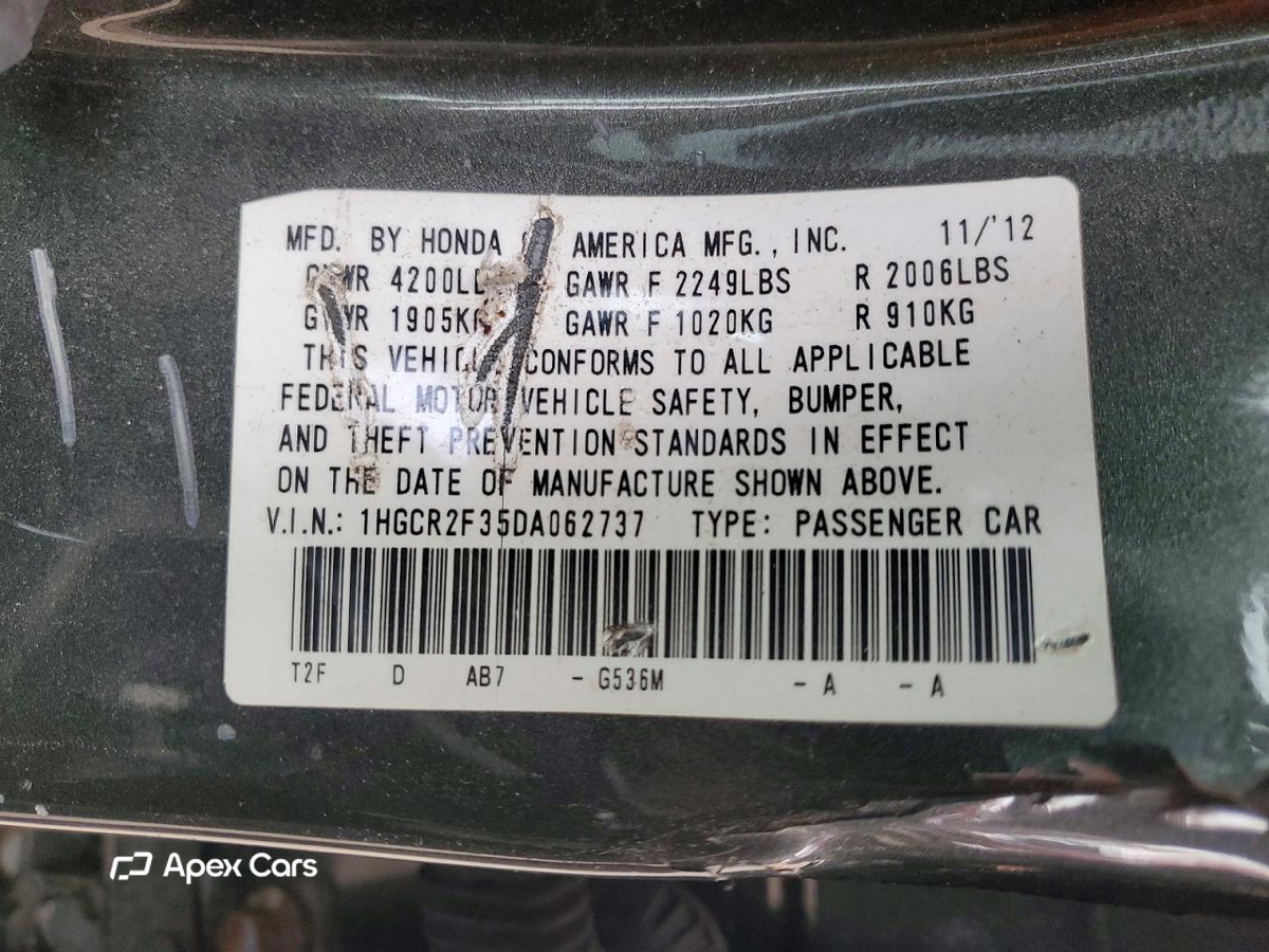 Honda Accord 2013