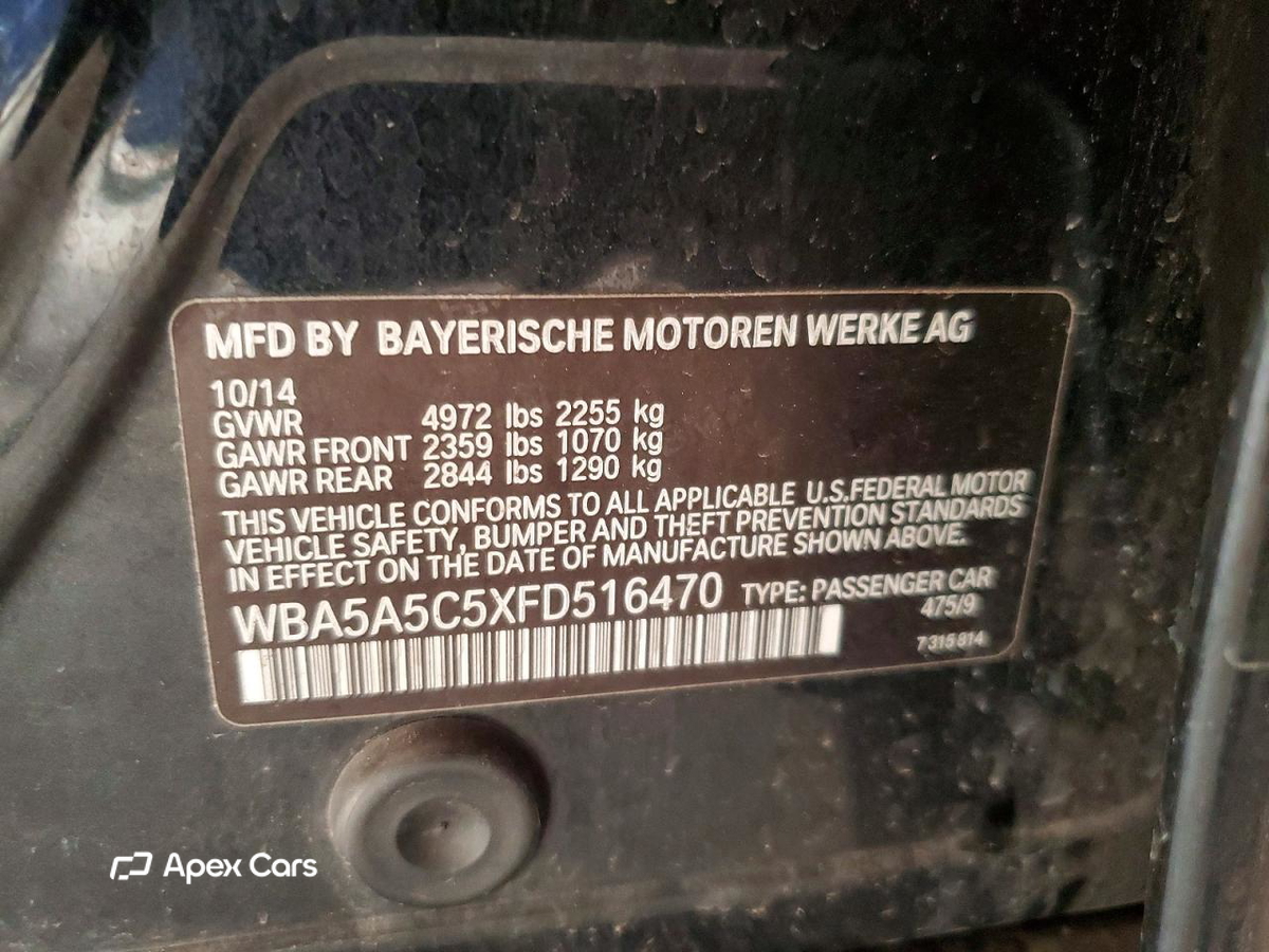 BMW Series 5 2015