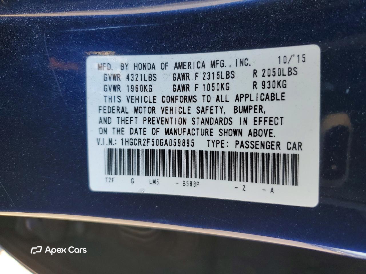 Honda Accord 2016