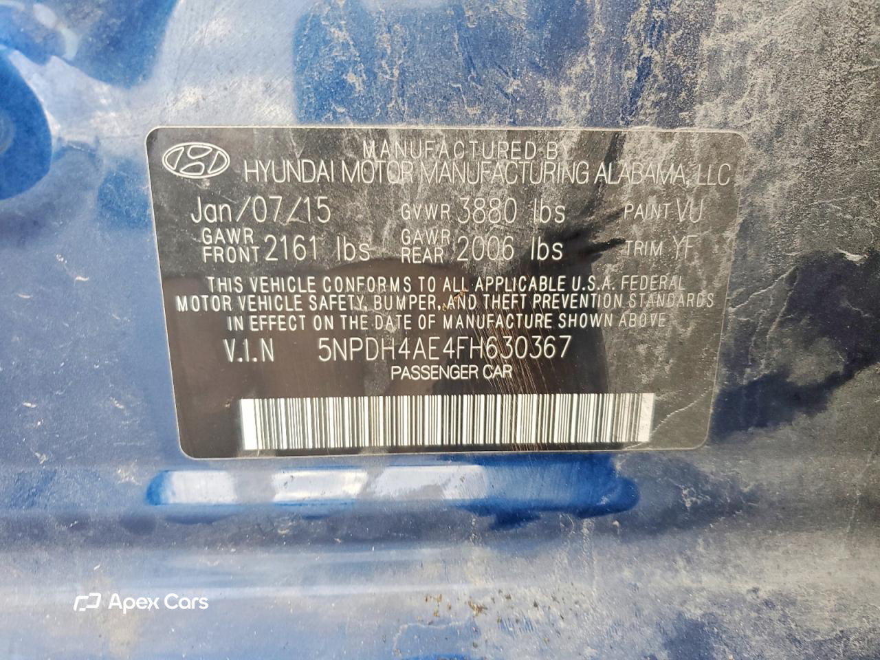 Hyundai Elantra 2015