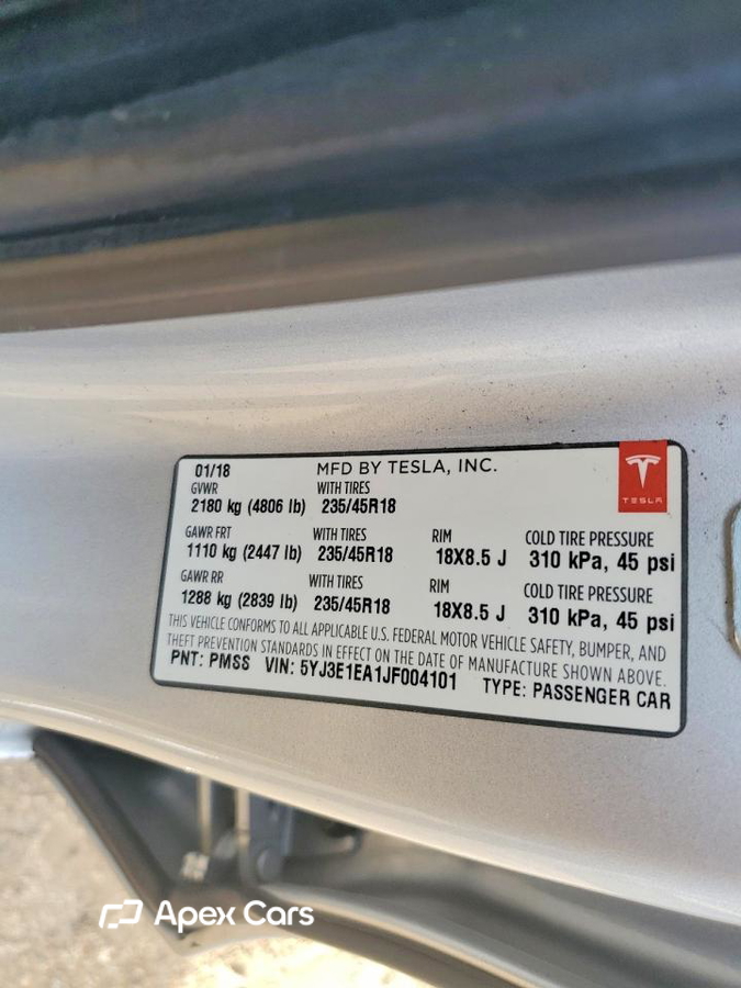 Tesla Model 3 2018