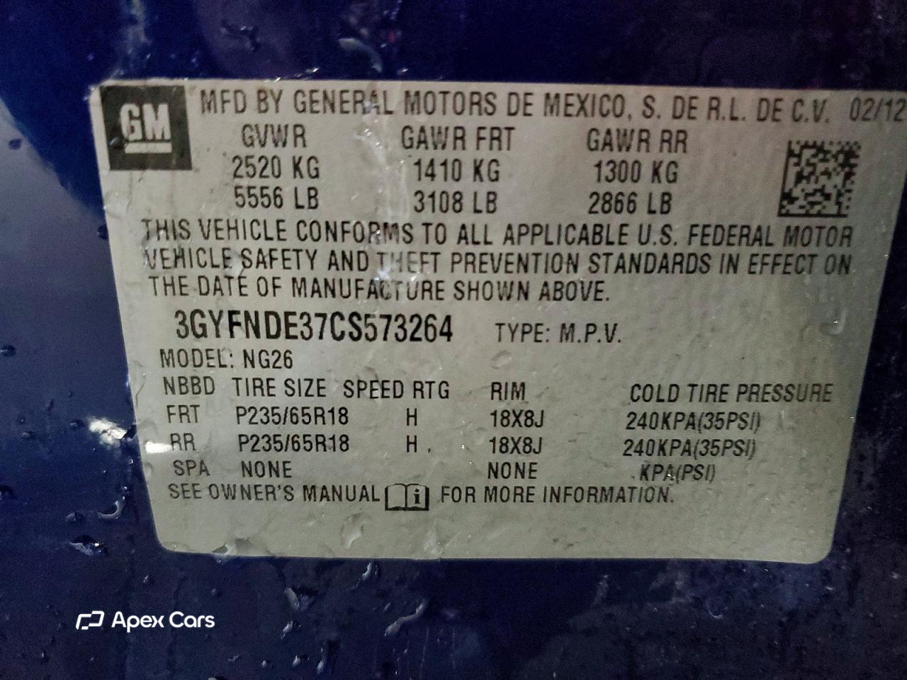 Cadillac SRX 2012