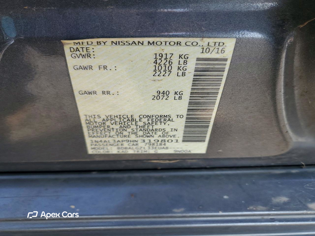 Nissan Altima 2017