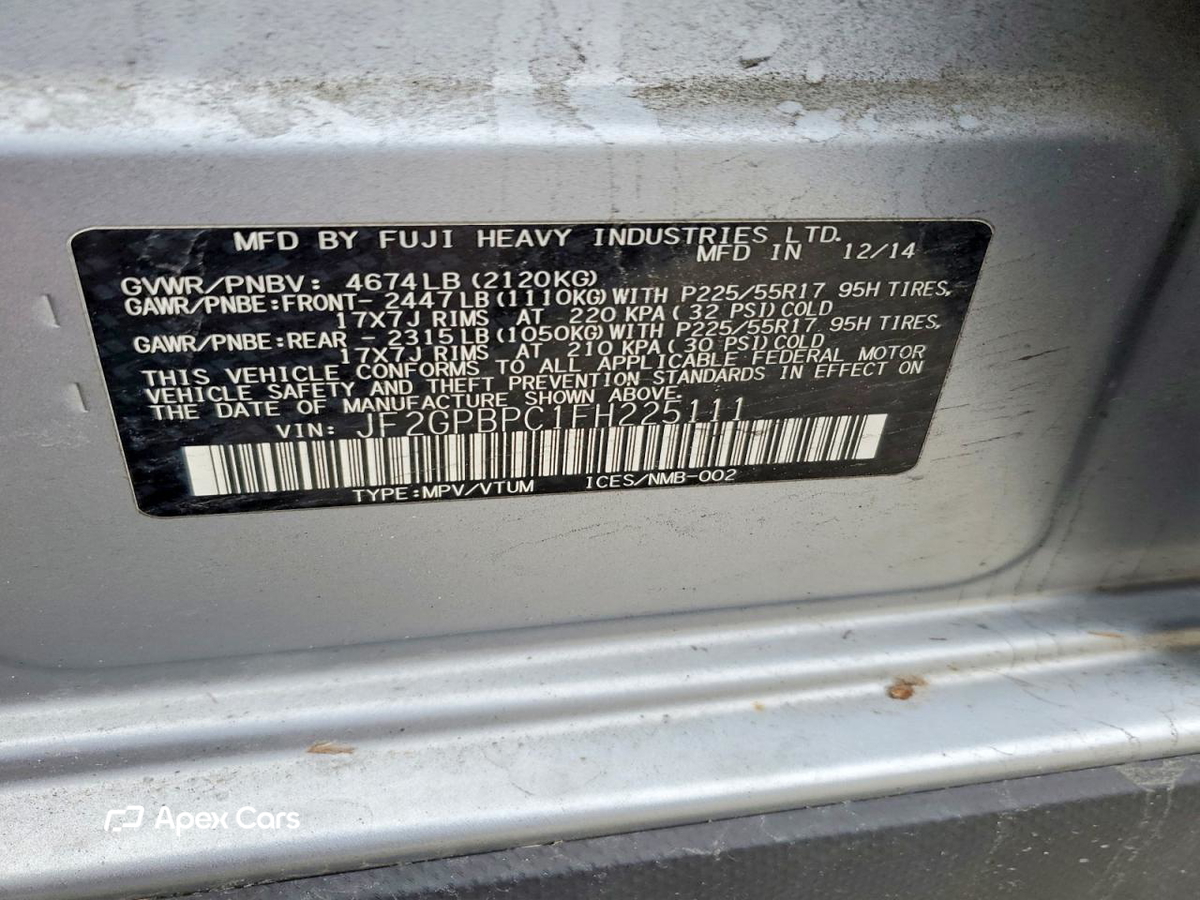Subaru XV 2015