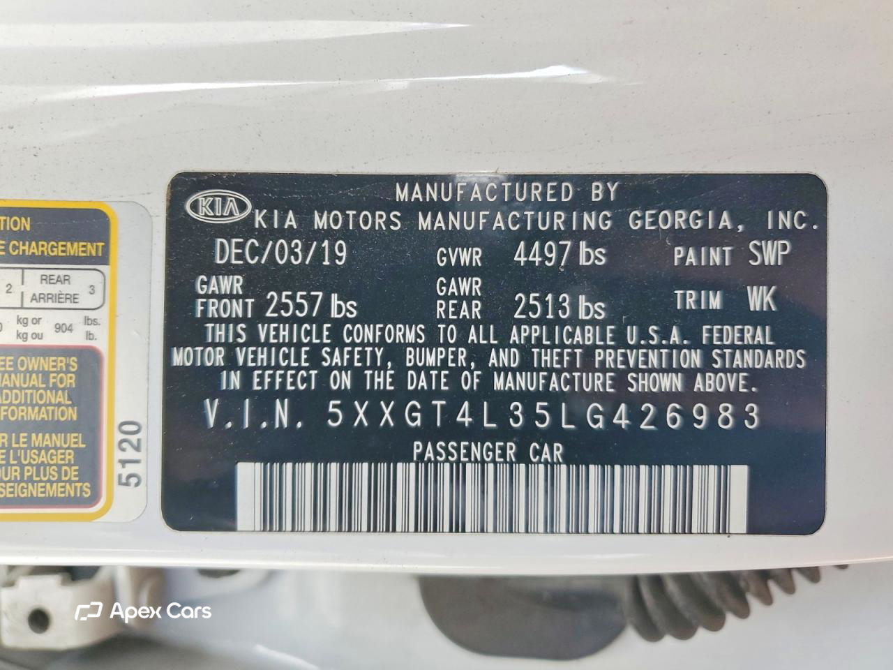 Kia Optima 2020