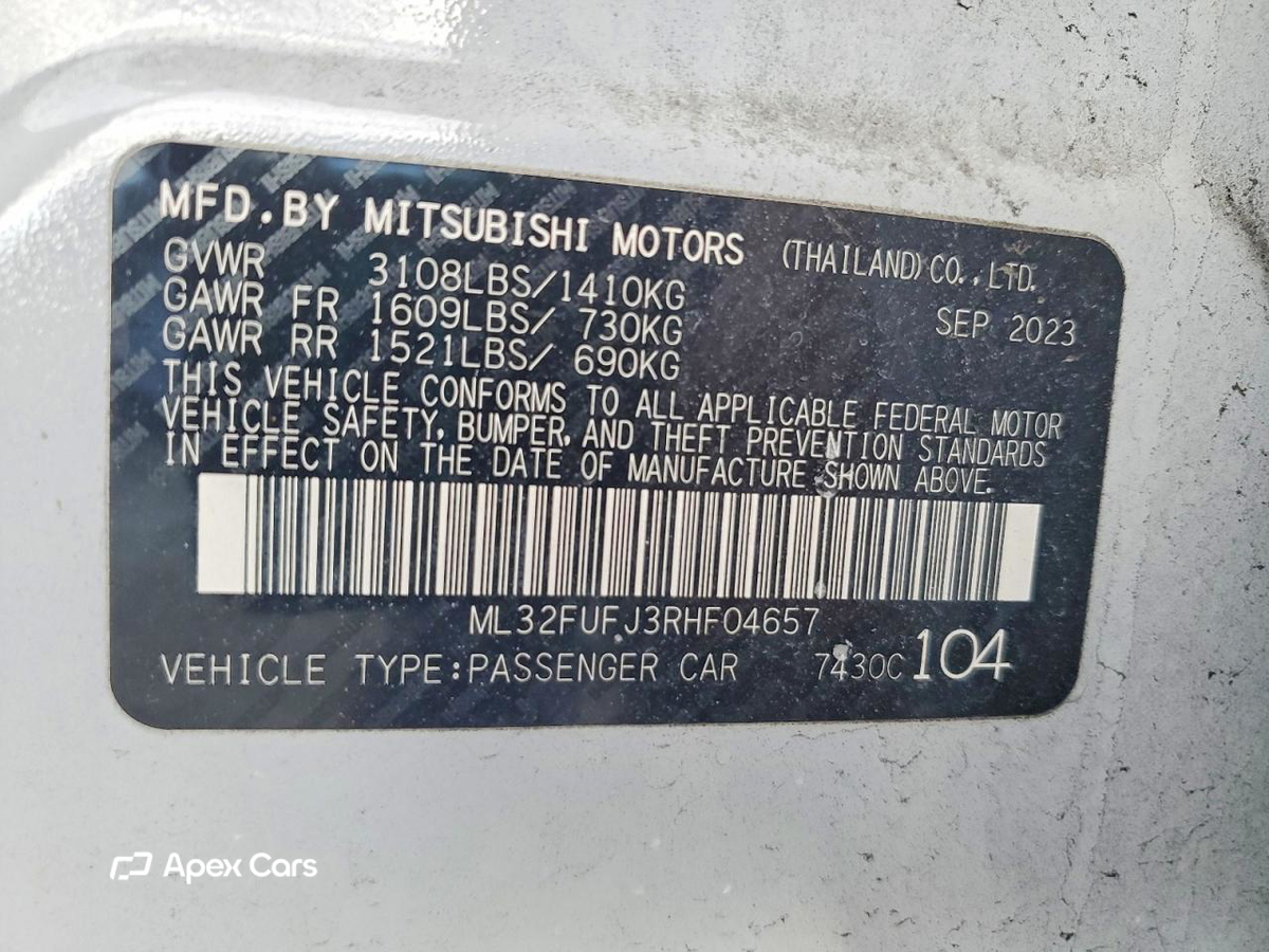 Mitsubishi Mirage 2024
