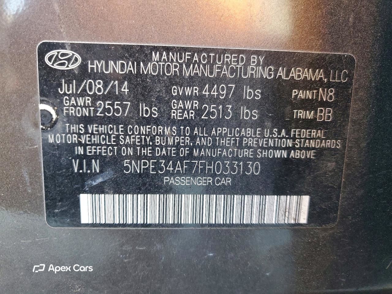Hyundai Sonata 2015