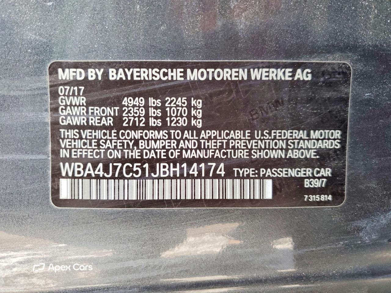BMW Series 4 2018