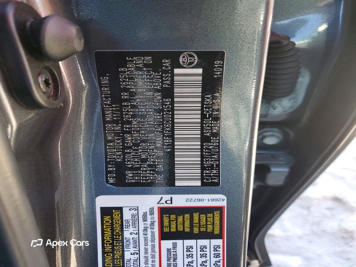 Toyota Camry 2012