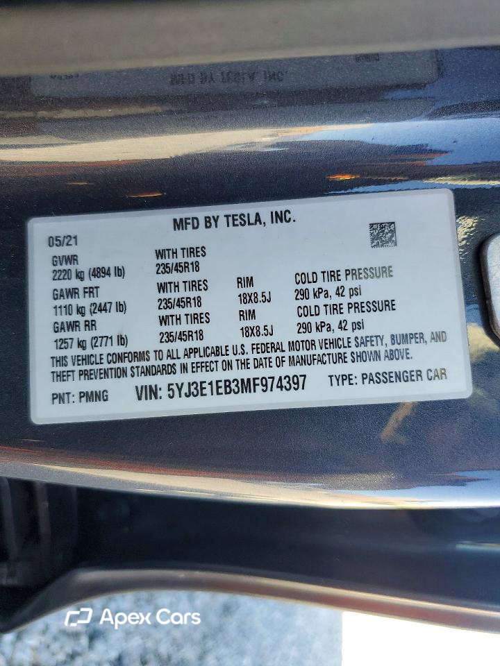 Tesla Model 3 2021