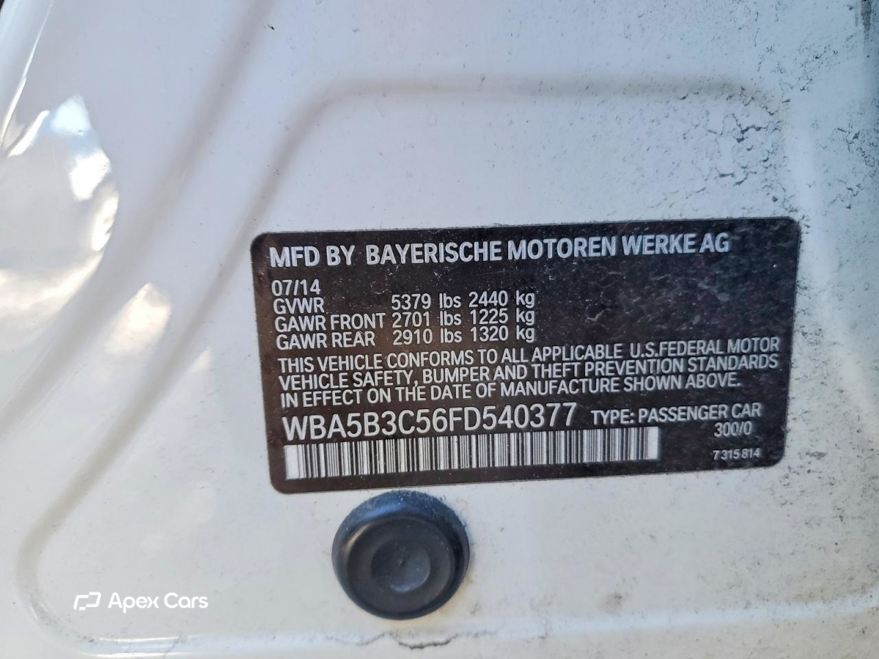 BMW Series 5 2015