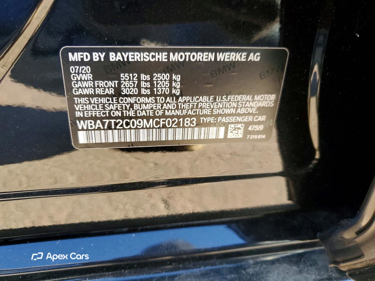 BMW Series 7 2021