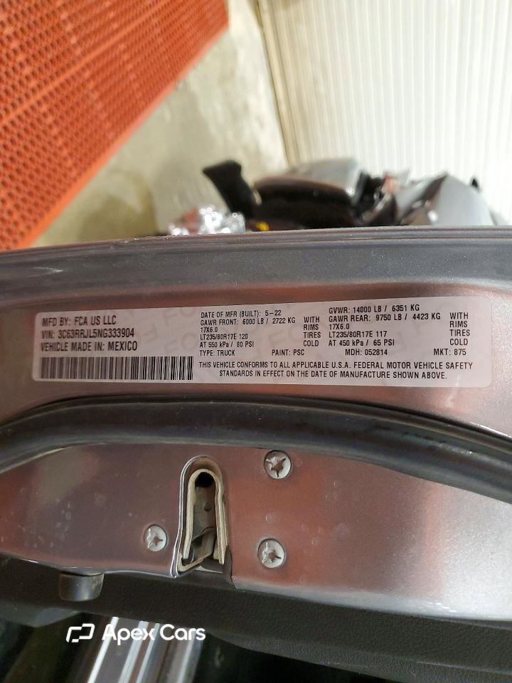 RAM 3500 2022