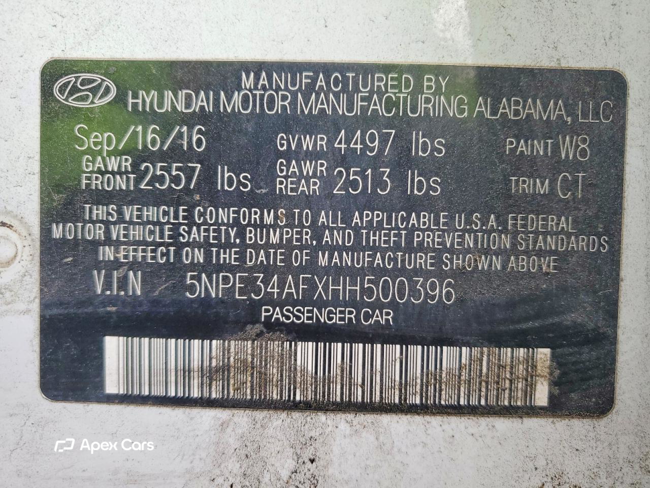 Hyundai Sonata 2017