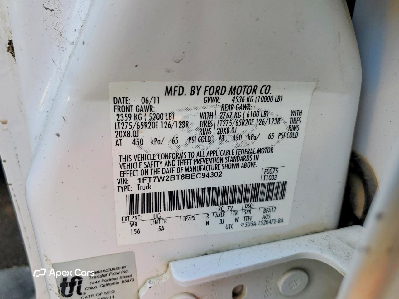Ford F250 2011