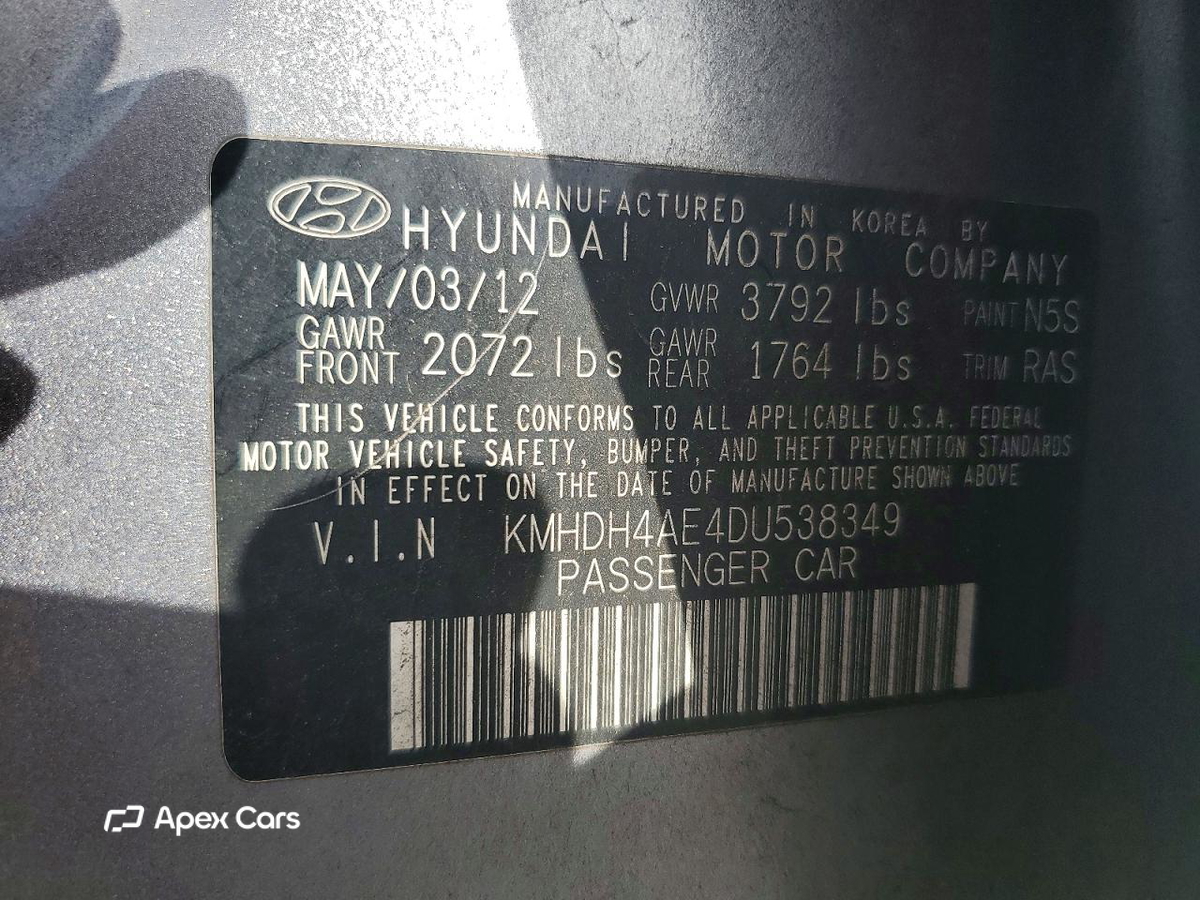 Hyundai Elantra 2013