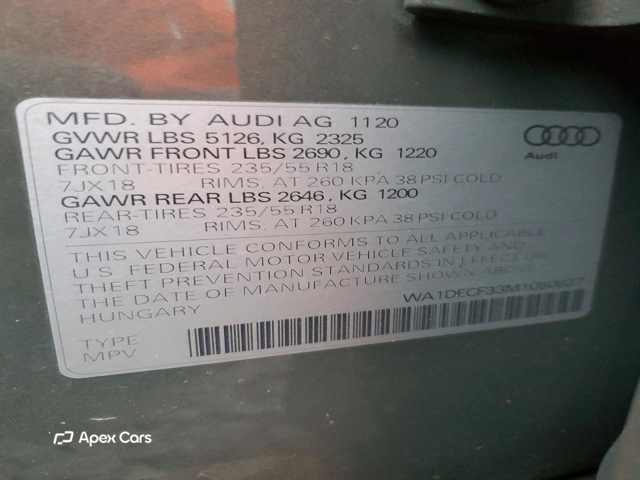 Audi Q3 2021