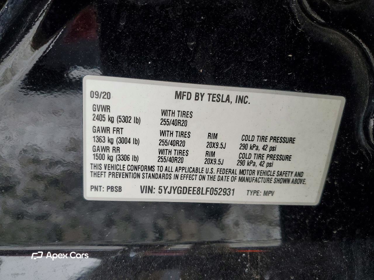 Tesla Model Y 2020