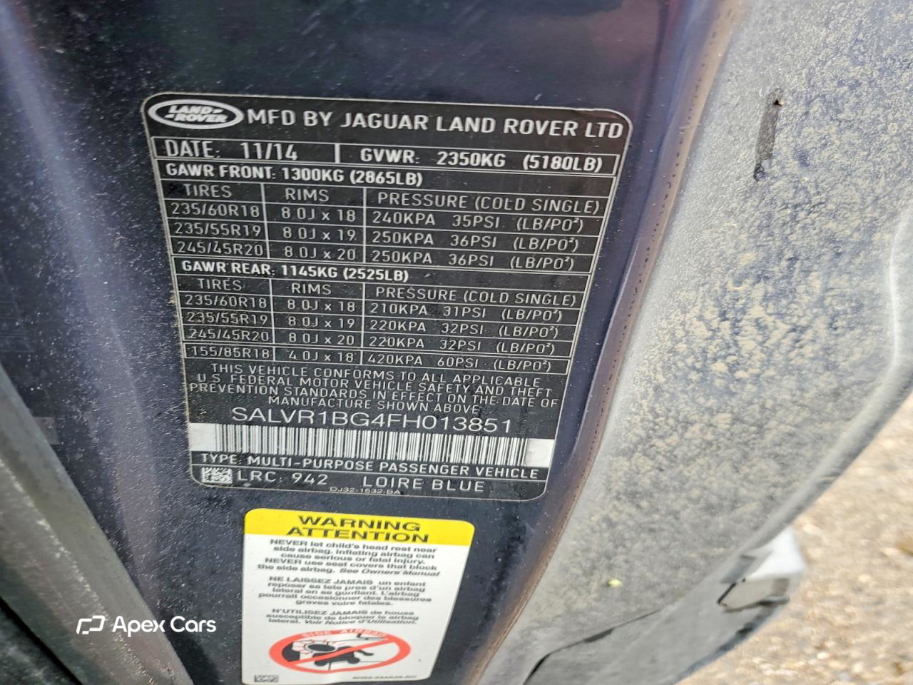 Land Rover Range Rover 2015