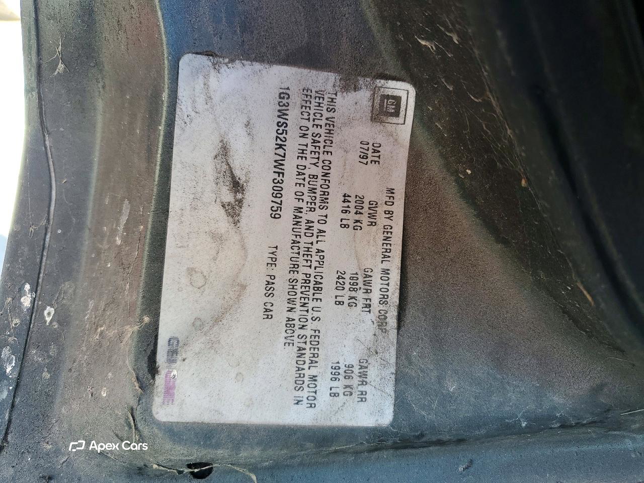 Oldsmobile Intrigue 1998