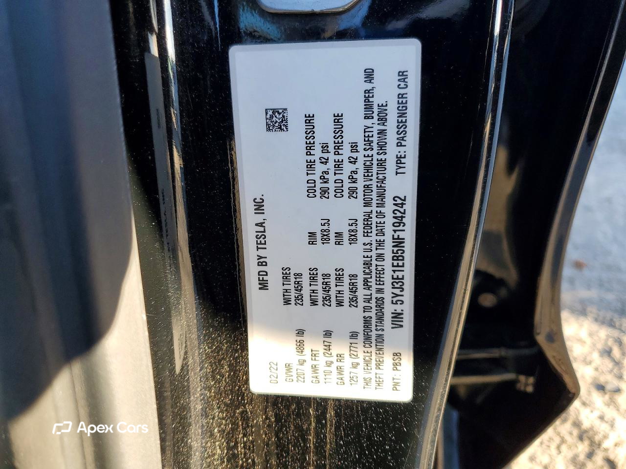 Tesla Model 3 2022