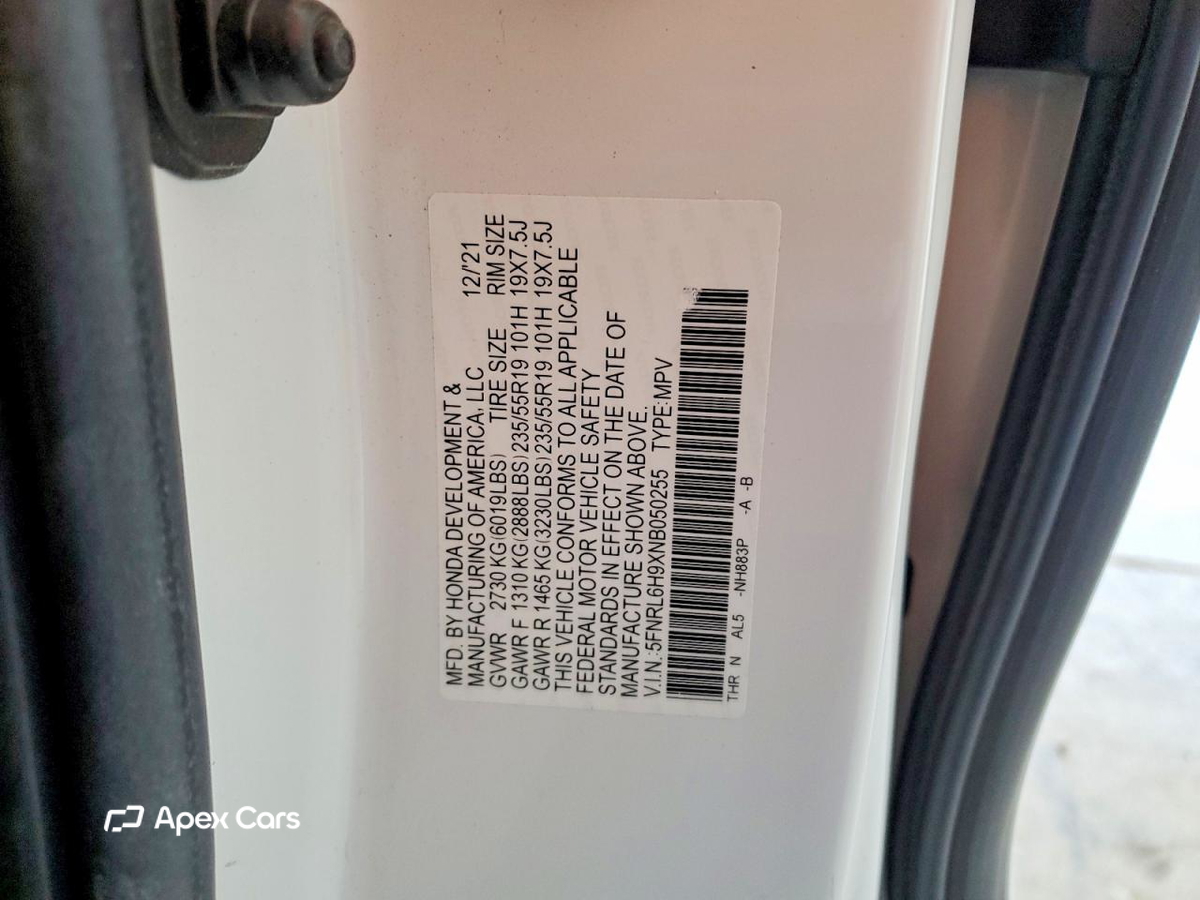 Honda Odyssey 2022