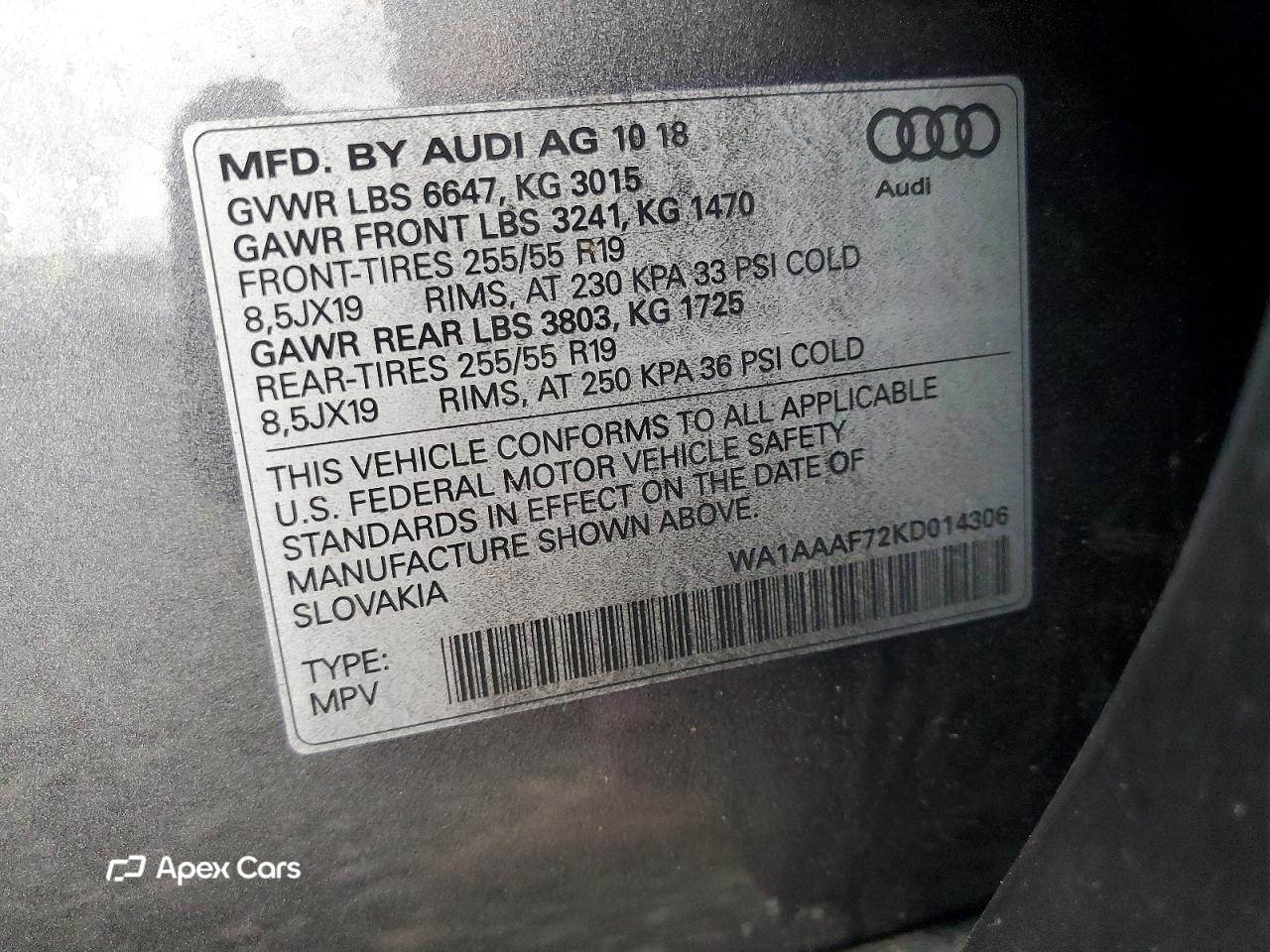 Audi Q7 2019
