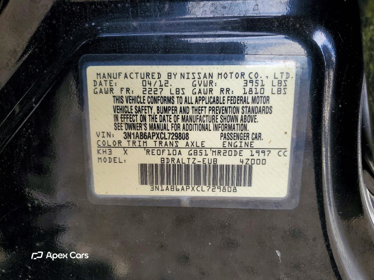 Nissan Sentra 2012