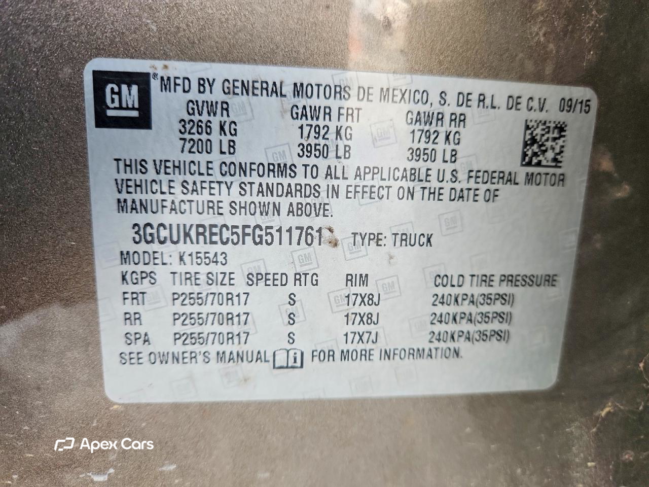 Chevrolet Silverado 2015