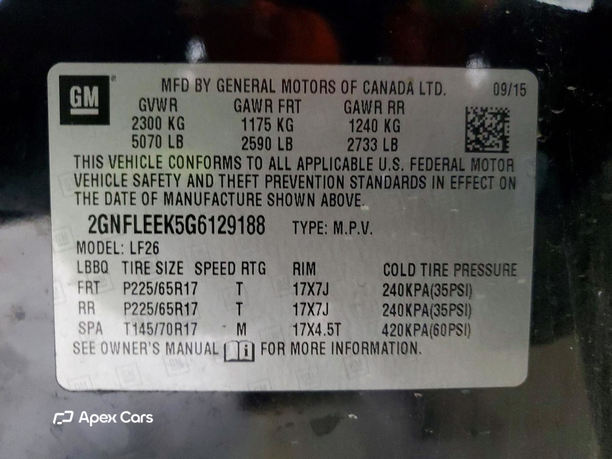 Chevrolet Equinox 2016