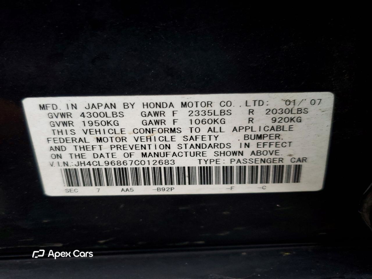 Acura TSX 2007