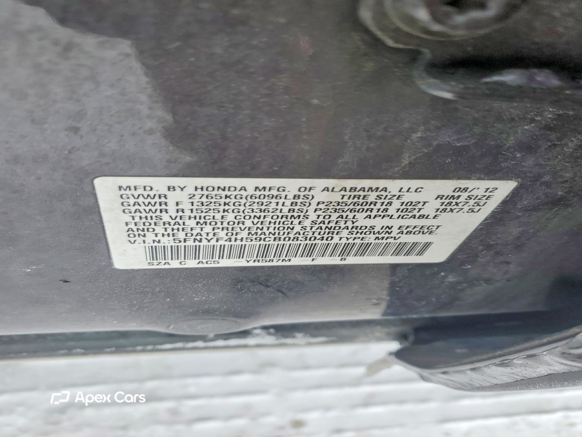 Honda Pilot 2012
