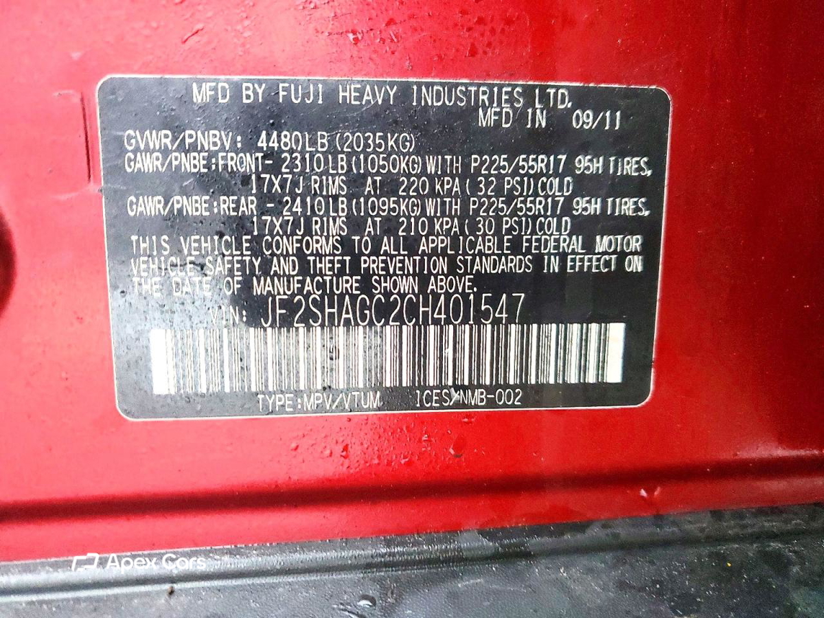 Subaru Forester 2012