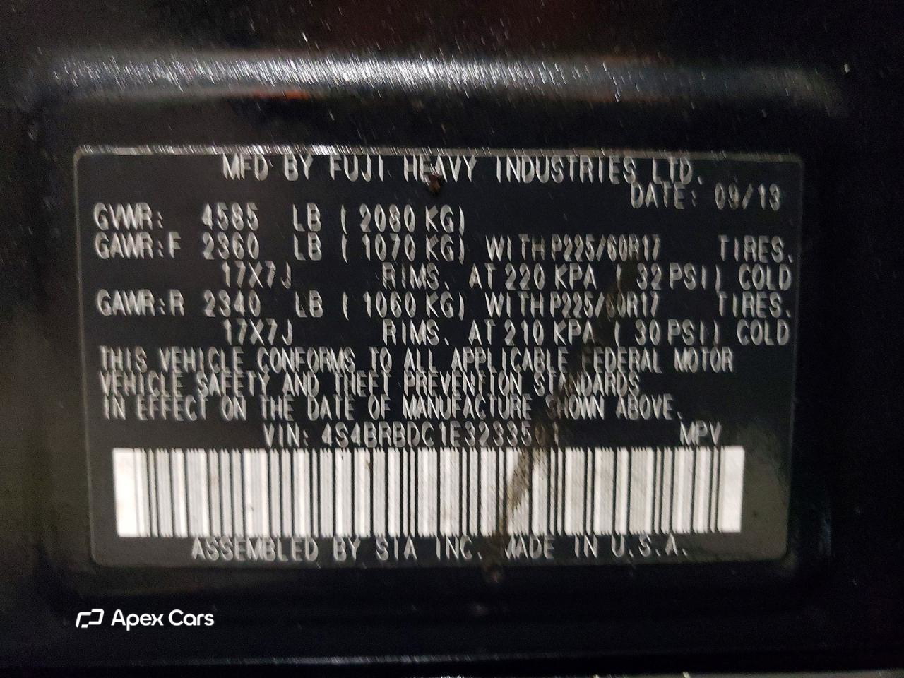 Subaru Outback 2014