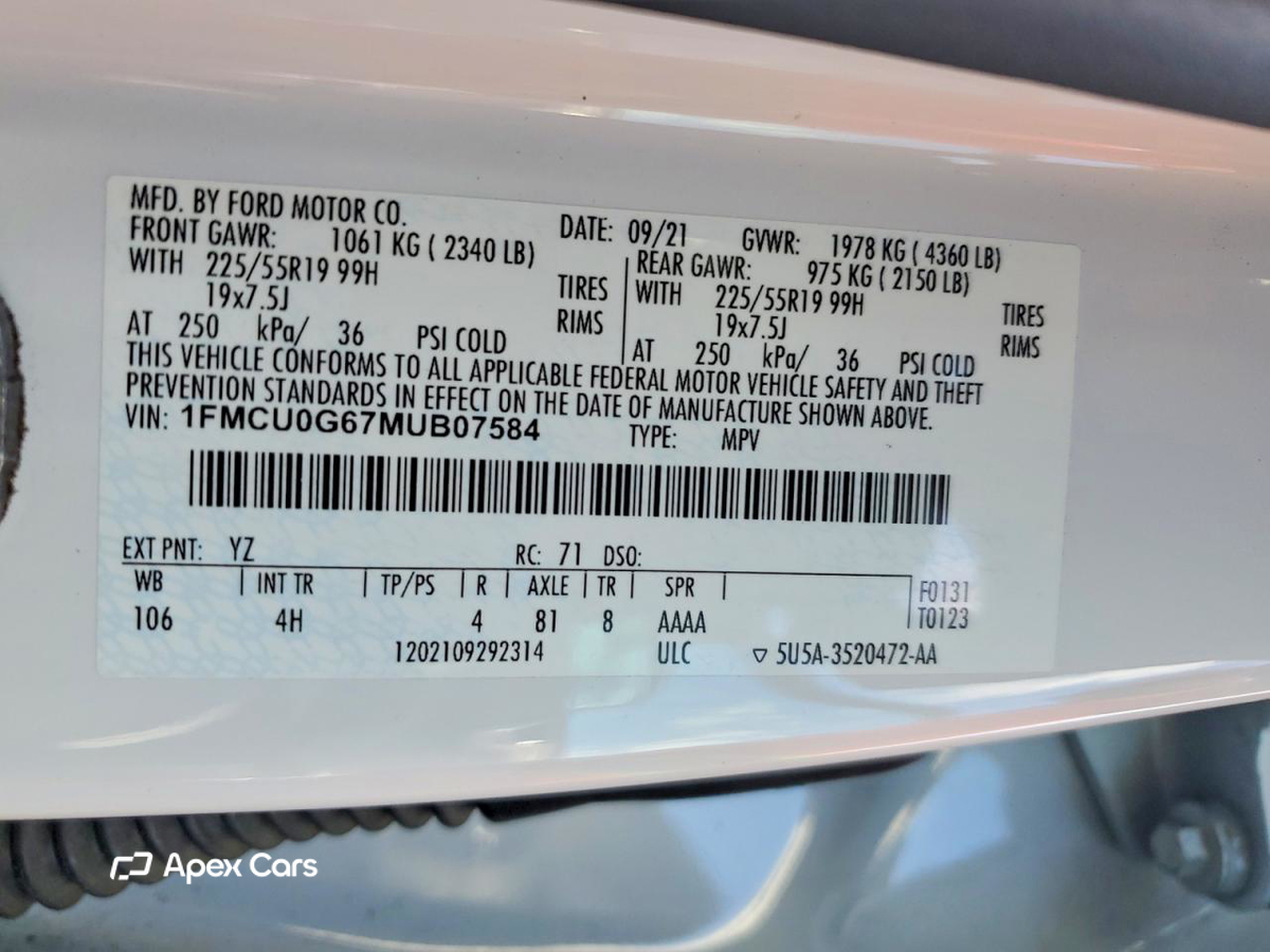 Ford Escape 2021