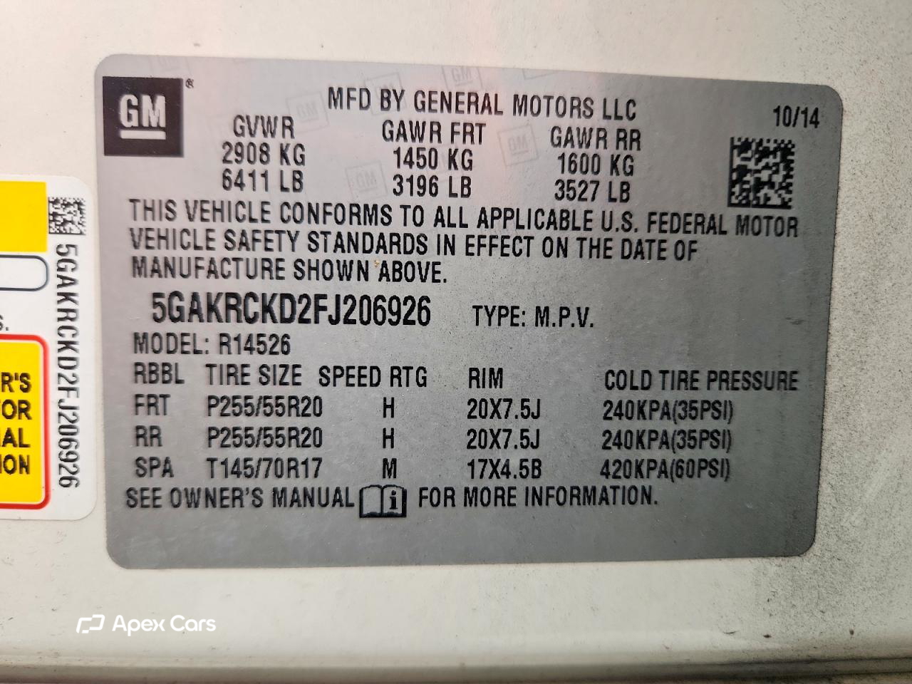 Buick Enclave 2015
