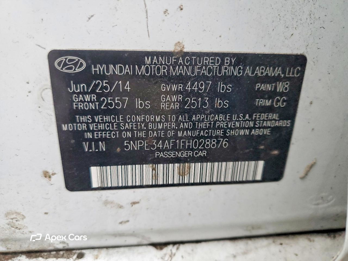 Hyundai Sonata 2015