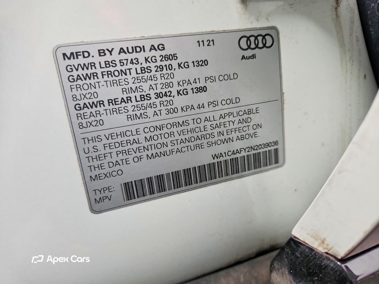 Audi SQ5 2022