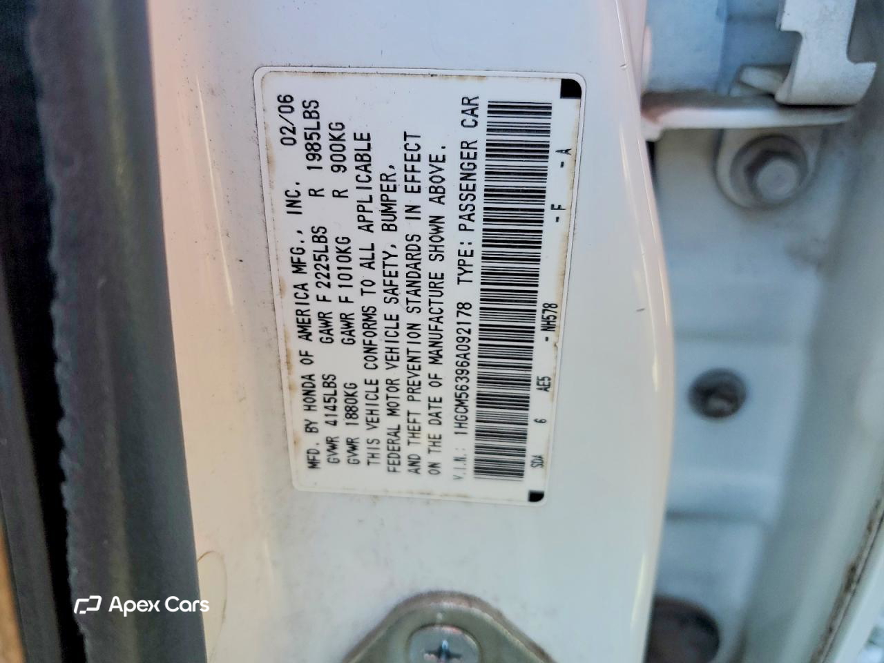 Honda Accord 2006