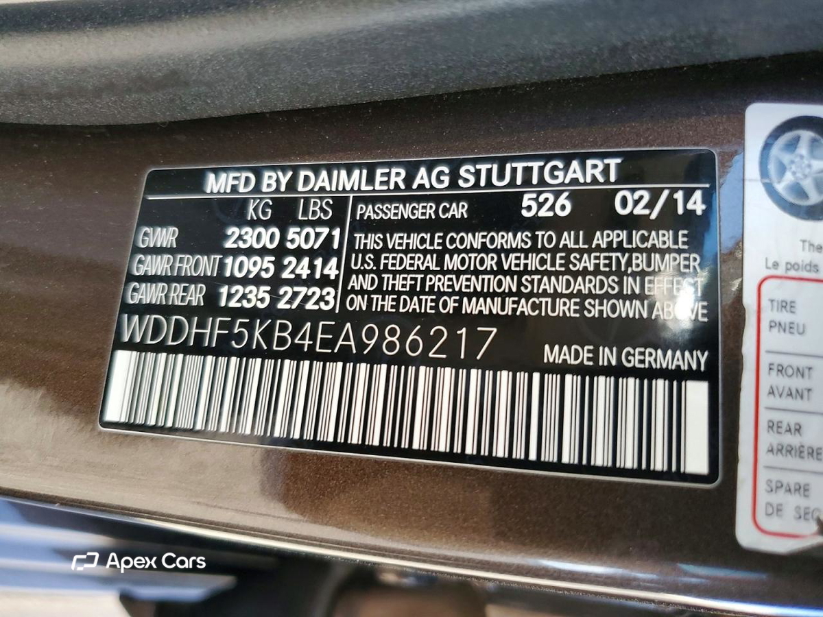 Mercedes-Benz E-klasse 2014