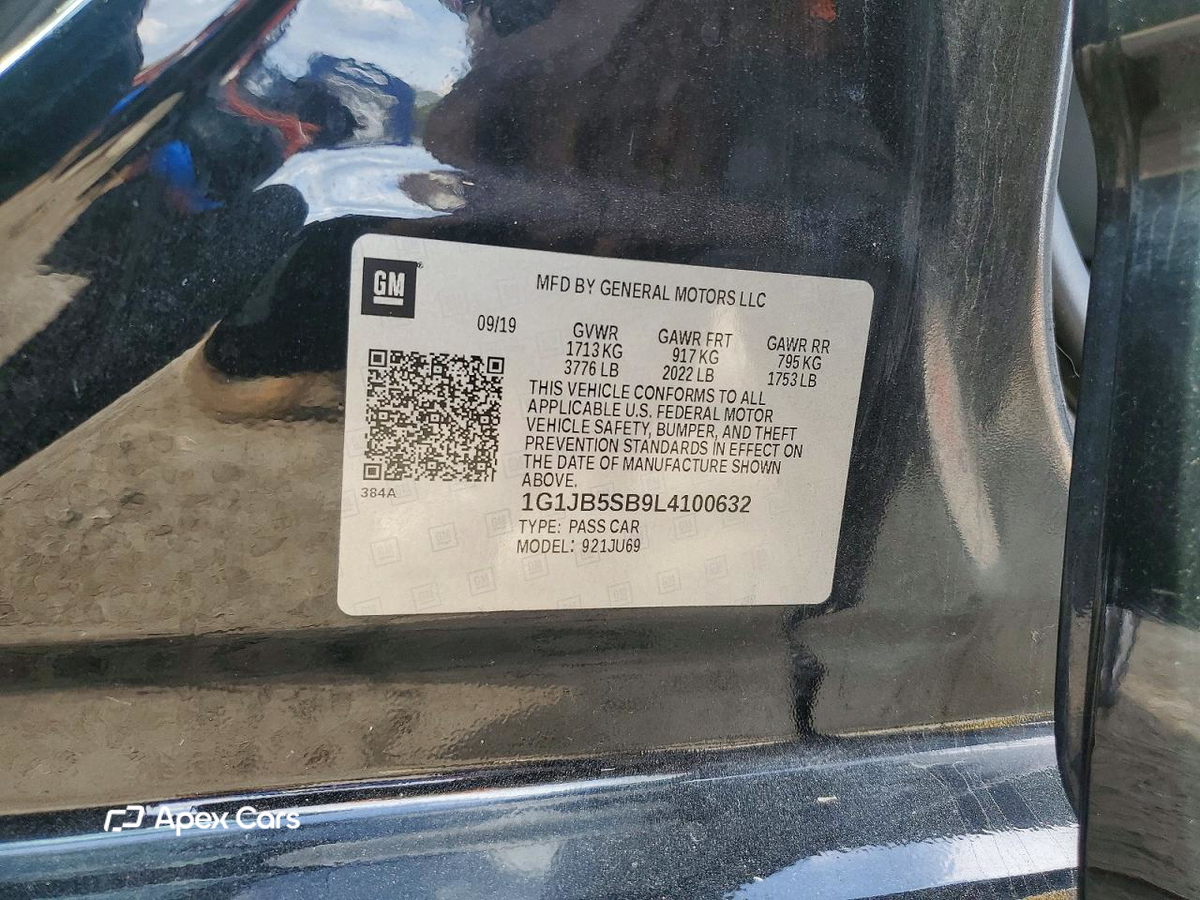 Chevrolet Sonic 2020