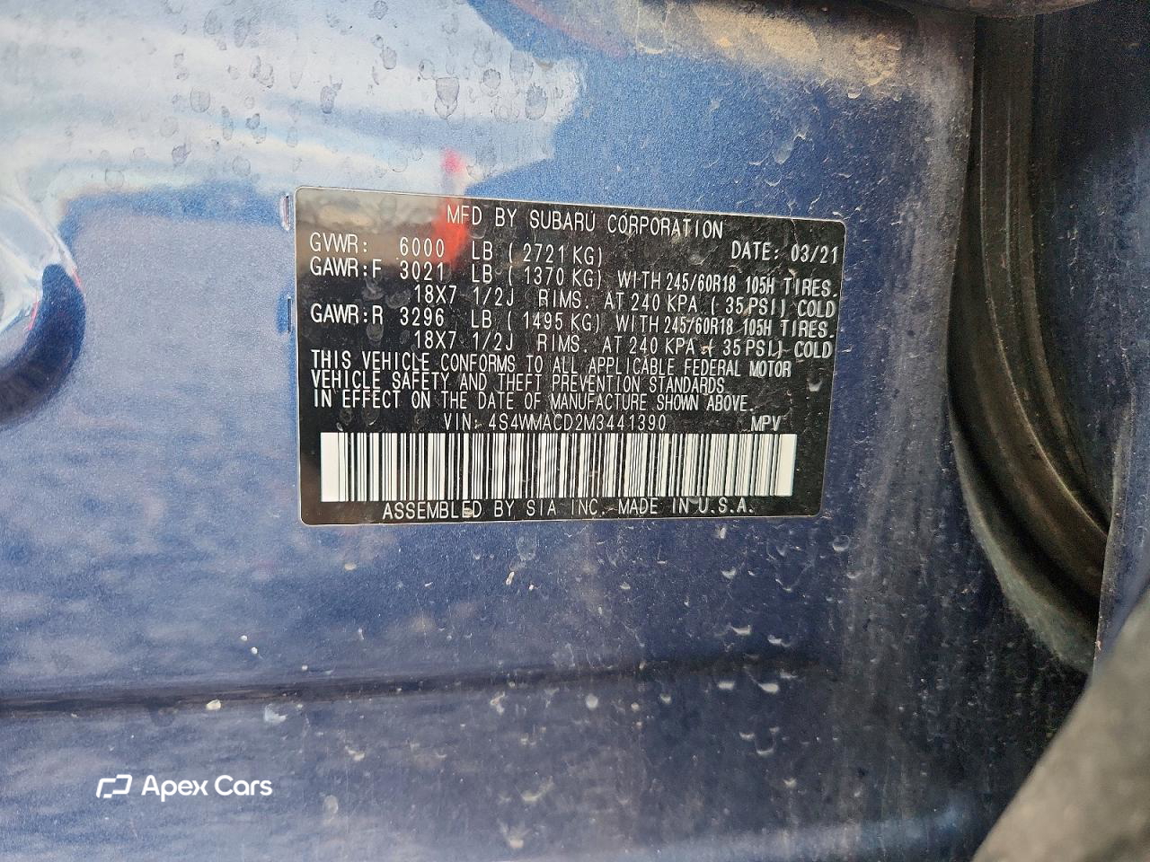 Subaru Ascent 2021