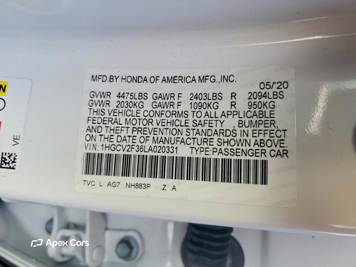 Honda Accord 2020
