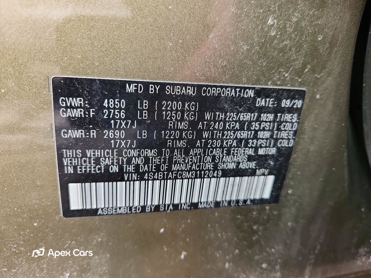 Subaru Outback 2021